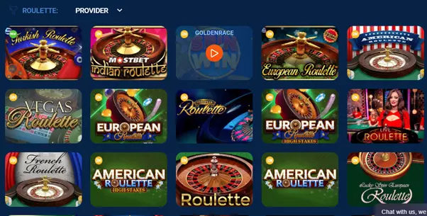 Roulette at Mostbet Casino